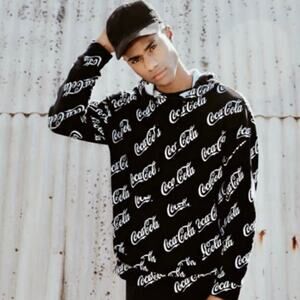 PacSun Coca Cola Pullover Hoodie Sweatshirt US Men's M